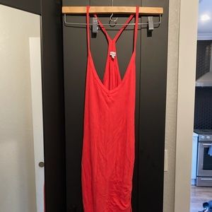 Splendid- coral maxi dress